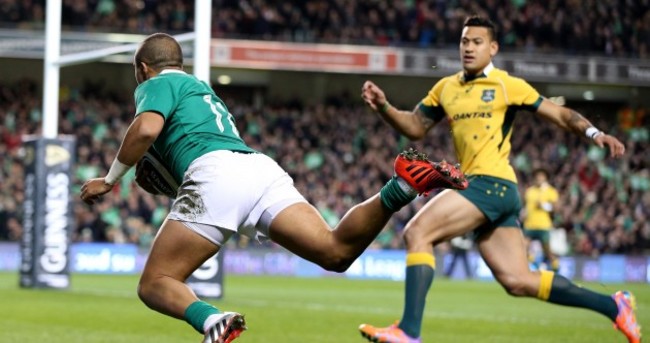 Ireland v Australia off to an explosive start with five tries in 30 minutes