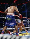 Pacquiao knocks down challenger SIX times in latest defence - calls out Mayweather again