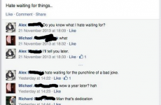 This is the most impressively dedicated Facebook joke you'll see today