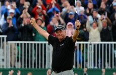 Darren Clarke wins his first major at the British Open