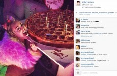 Miley Cyrus celebrated her 22nd birthday with dildos and pepperoni pizza cake... it's The Dredge