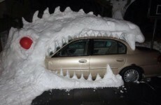 This woman is putting New York's record snowfall to very creative use