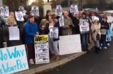 Enda and Gerry are still rowing about Sinn Féin's involvement in a water protest on Monday