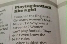 This reader's letter redefines what it means to 'play like a girl'