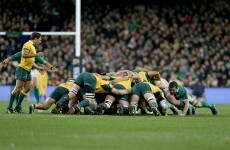 Wallabies' Aviva Stadium dressing-room damaged after defeat to Ireland