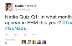 The hashtag being used to support Nadia Forde on Twitter will make your immature self chuckle