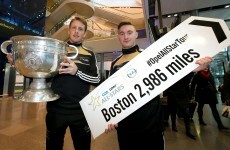 The 31 inter-county stars headed off today on the Allstar football trip to Boston