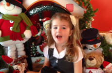 Listen to this little girl's special song about the Toy Show