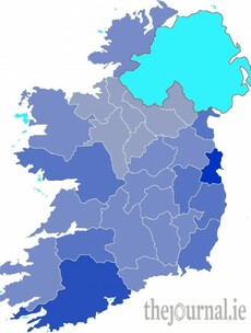 Here's a breakdown of how many people get rent supplement - county by county
