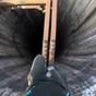 Oh, just a guy climbing a 280m high abandoned chimney... with no harness