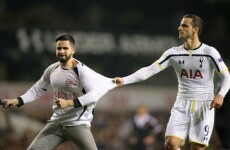 Spurs' Europa League game was thrown into disarray after three first half pitch invasions