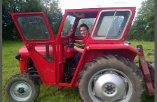 There's a campaign to pick this Westmeath lad in a tractor as the face of Gosh makeup