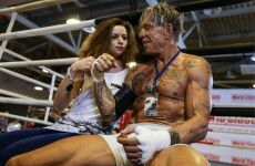 Hey Mickey you're so fine... 62-year old actor wins first boxing match in 20 years