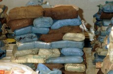 Boat carrying loads and loads* of hash sinks to the bottom of the sea