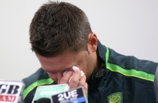 It's hard not to get emotional watching Aussie skipper Michael Clarke pay tribute to Phillip Hughes