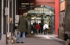 This poor guy was caught on TV news JUST missing his train