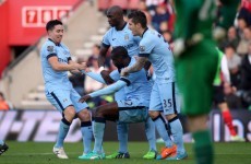 Yaya Toure definitely deserves a cake after this fine goal against Southampton