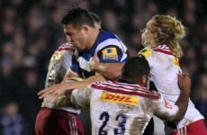 Slammin' Sam Burgess was unleashed onto the sport of rugby union on Friday