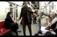 Iranian girl protests strict hijab laws by breakdancing on Tehran subway