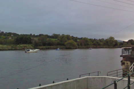 The River Barrow in New Ross.