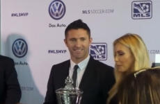 Robbie Keane was named the MLS Most Valuable Player last night