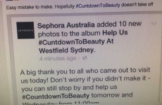 Sephora's social media campaign gets off to unfortunate start thanks to typo