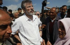 Israel won't let Gerry Adams into Gaza