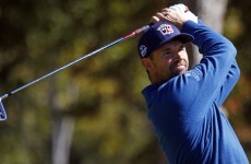 We don't want to tempt fate but Padraig Harrington is on the verge of a first win in 4 years