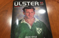 Ulster's match programme features a superb Jack Kyle portrait on the cover