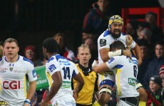 Did you see Peter O'Mahony's big blind swinging punch at Fritz Lee?