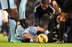 City close gap to three points but narrow win over Everton overshadowed by Aguero injury
