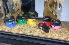 This Christmas window display is as unconventional as it is brilliant