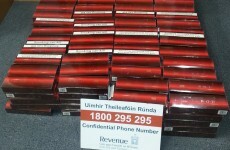 Revenue stop 130,000 cigarettes marked "school goods" from hitting the market