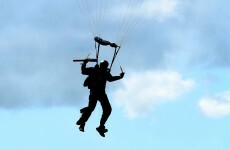 Irish parachutists given out to for breaking rules on apartheid