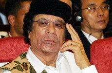 Could Gaddafi step down from power but remain in Libya?