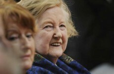 Security men had to stop May MacGiolla leaving hospital to go to 1916 meeting