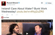 Russell Brand tells Irish people to 'take the day off work' for water charges protest