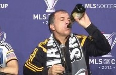LA Galaxy's manager channelled the spirit of Darren Clarke after the MLS Cup final