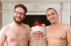 Here is James Franco and Seth Rogen's naked Christmas card... The Dredge