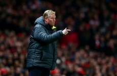 Southampton boss Koeman: Everything is s*** because we lost