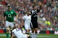 Good news! Romain Poite won't be refereeing an Ireland game in the 6 Nations