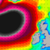 An icy 'weather bomb' is whipping up five-storey waves in the North Atlantic