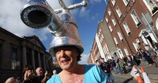 How many people will protest against water charges today?