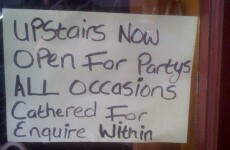 Irish pub sign is the most Irish thing ever