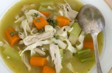 Try this awesome chicken noodle soup to combat the winter blues