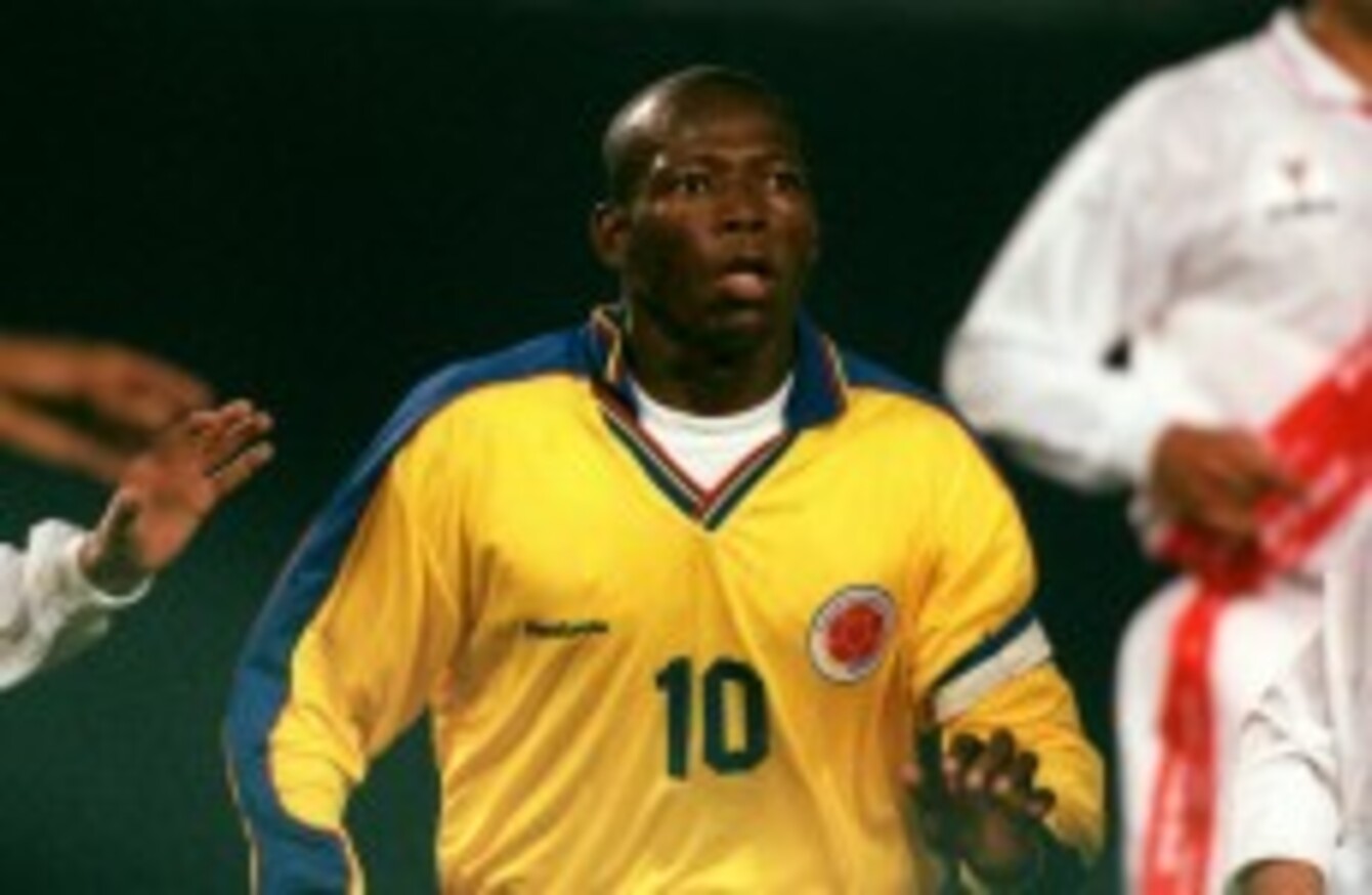 Faustino Asprilla forced to flee Colombia after gang's death threats