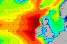 The weather map of doom has calmed down slightly