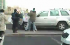 VIDEO: SUV hits pedestrians at anti-water charge protest in Dublin