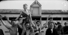 Check out this remarkable news footage of Christmas swimmers in the '20s and '30s