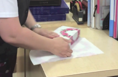 This guy's gift wrapping skills are far superior to your paltry efforts